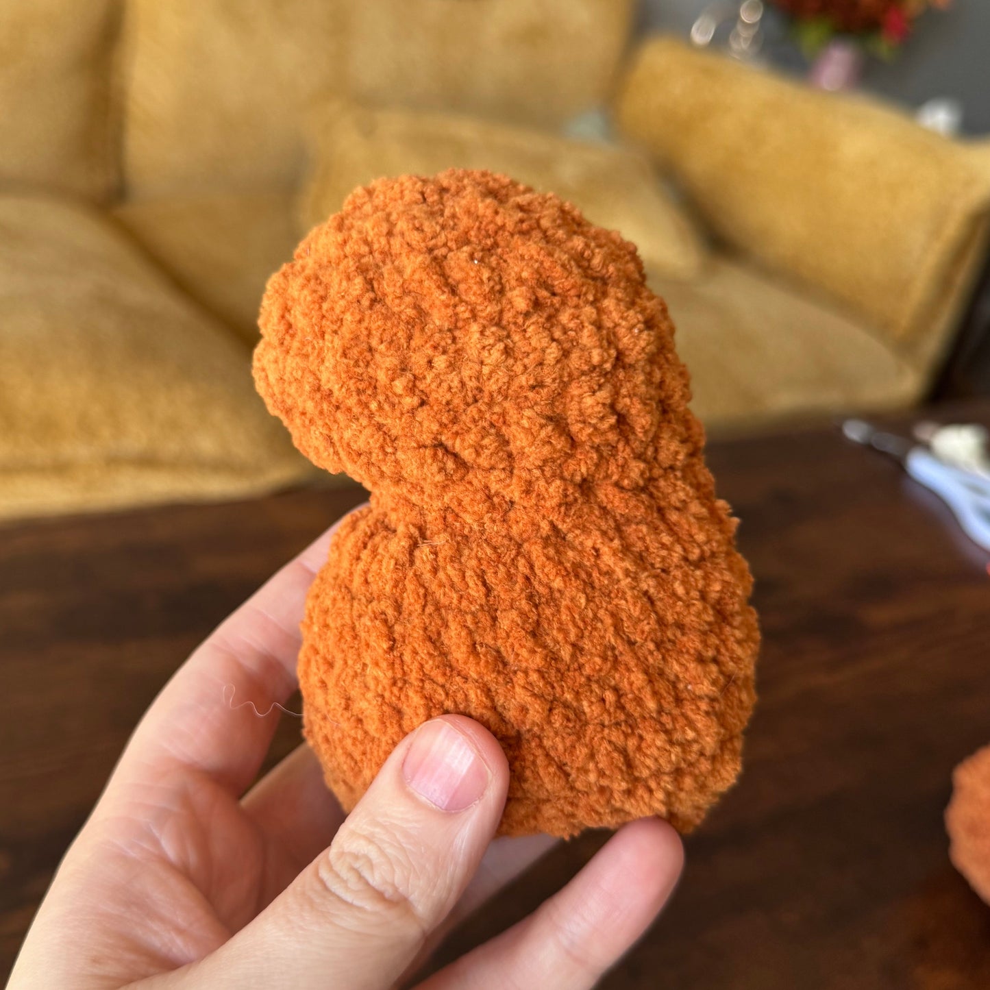 Chicken nugget plushies
