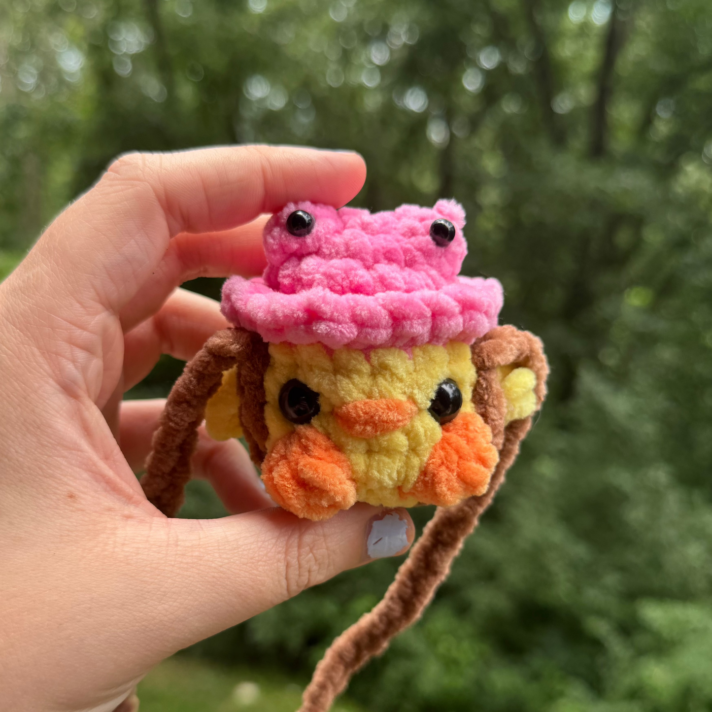 Duck With a Frog Hat Hanger