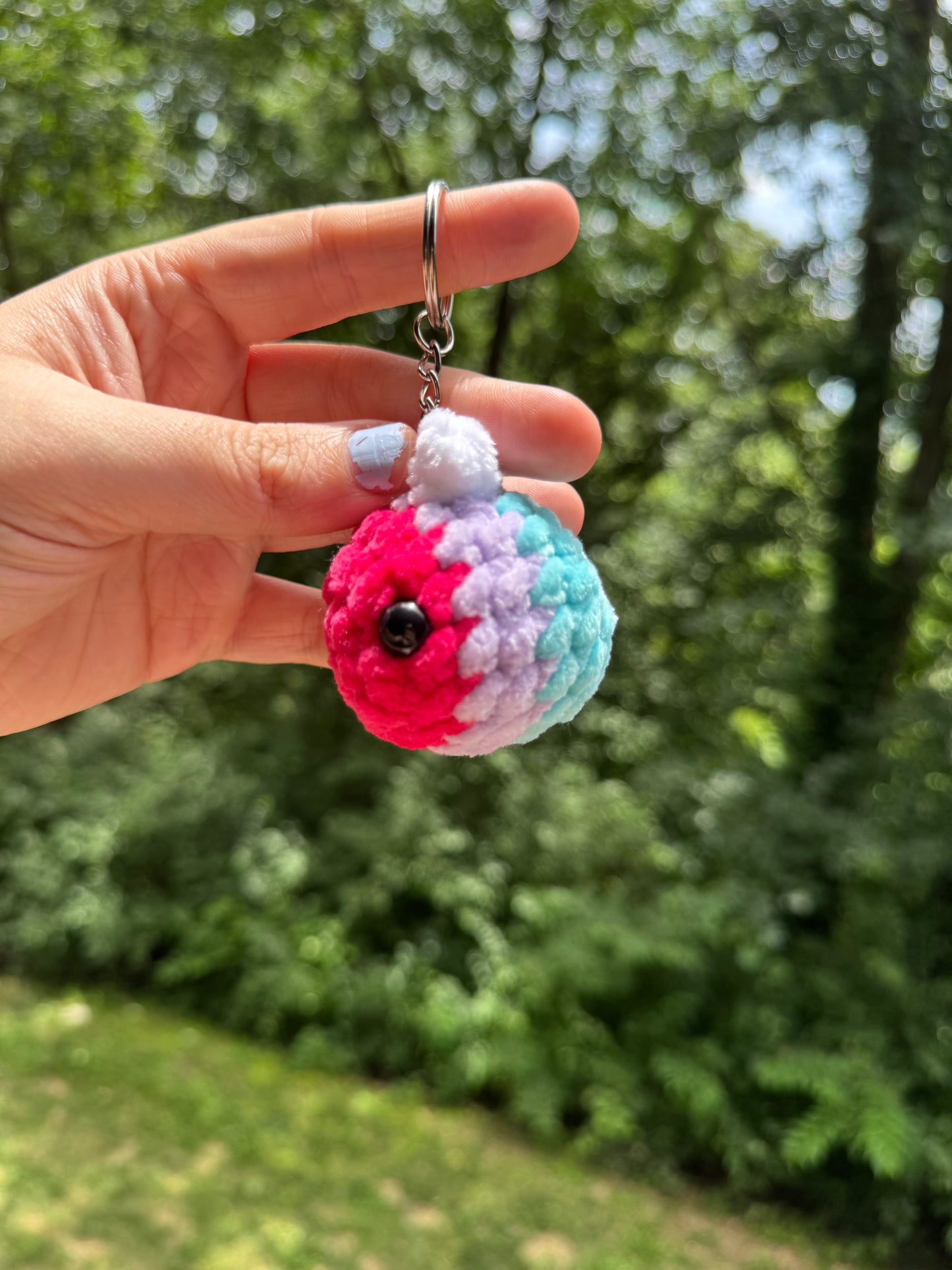 Pride Bee Keychain