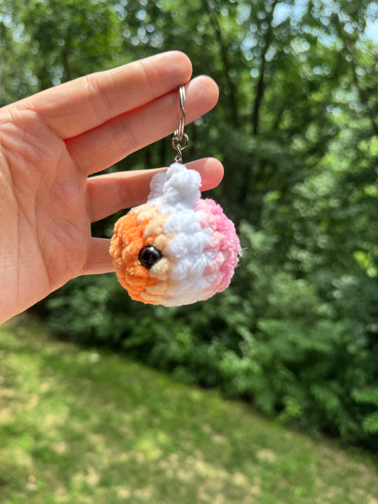 Pride Bee Keychain