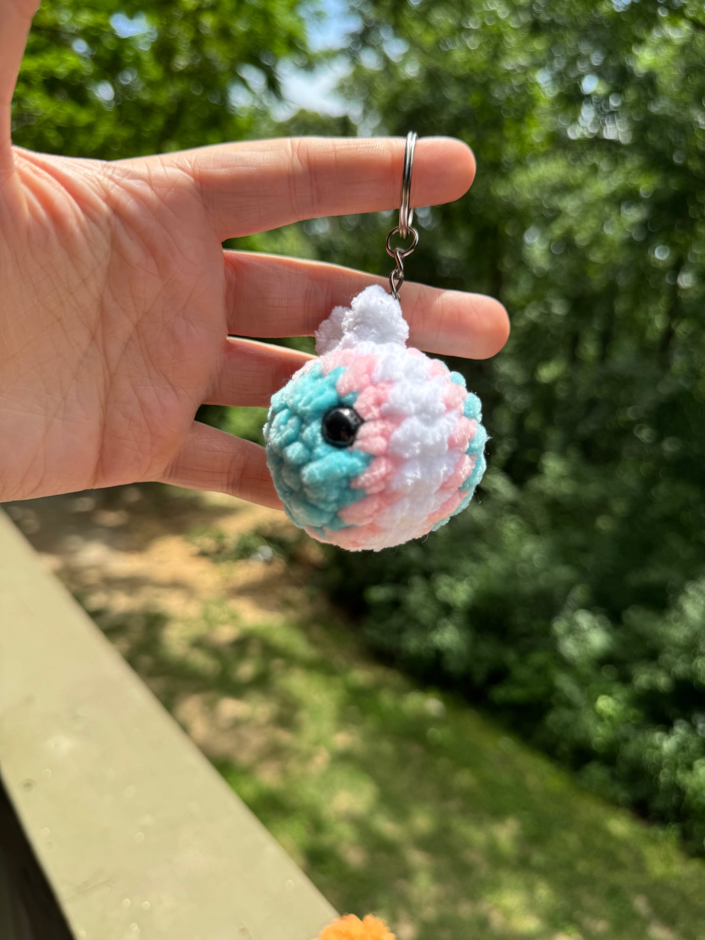 Pride Bee Keychain