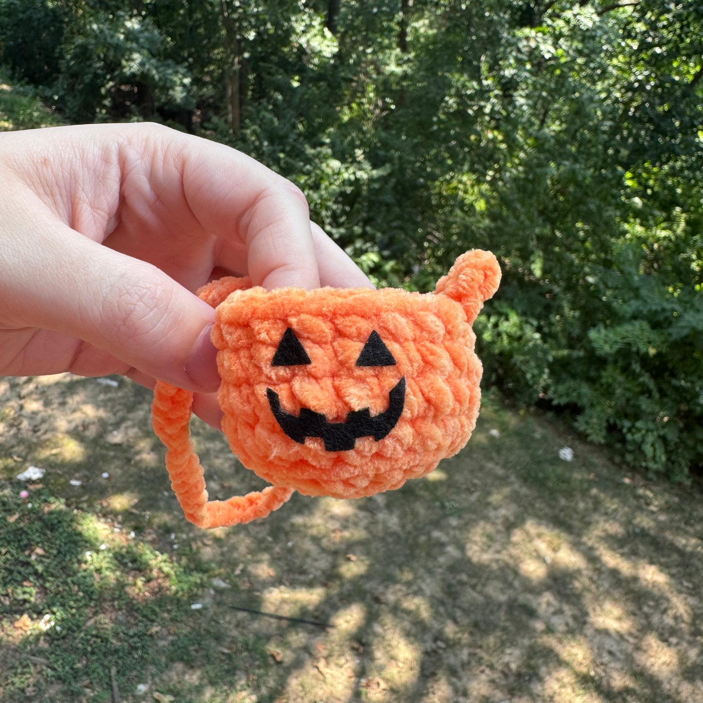 Pumpkin Ghost Hanger PDF PATTERN