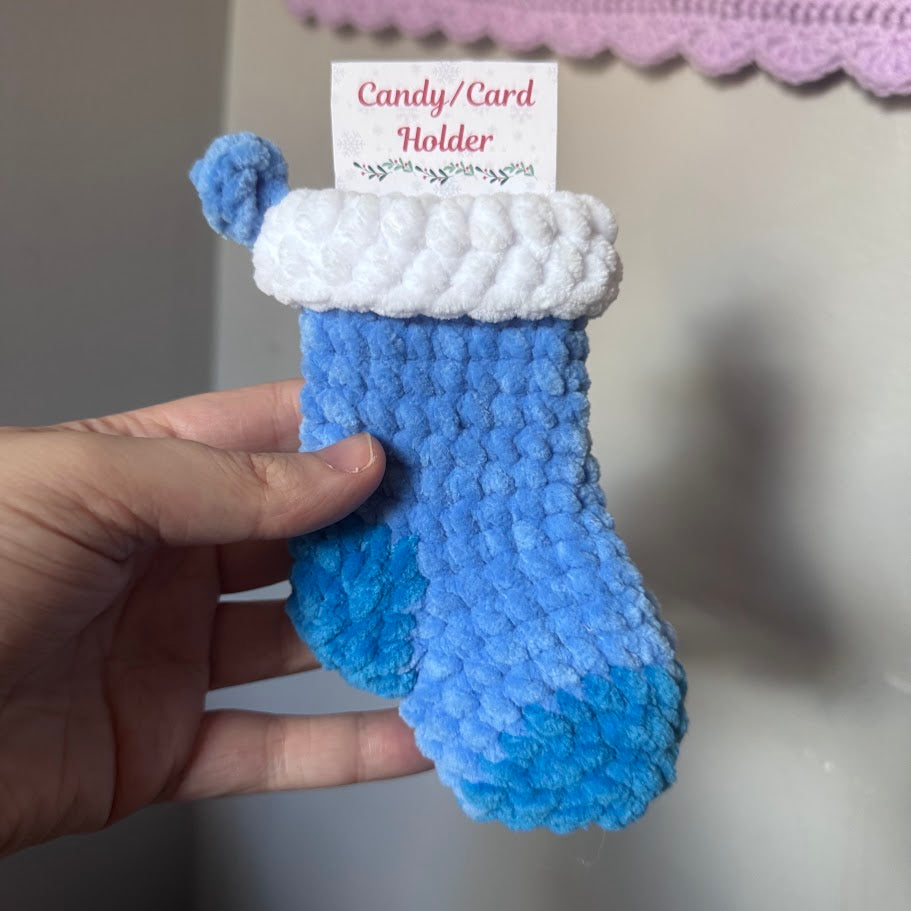 Mini Stocking Card Holder