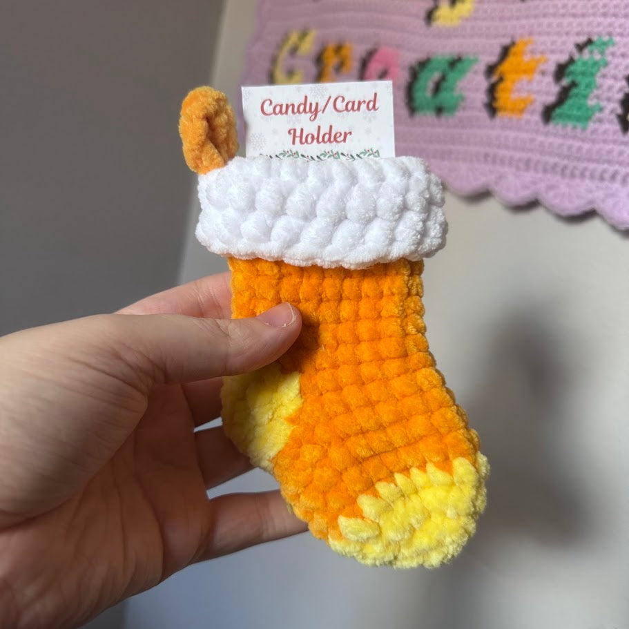 Mini Stocking Card Holder